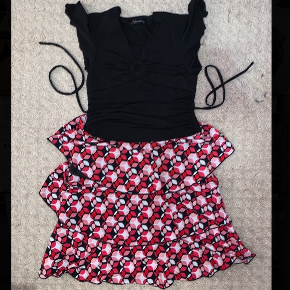 Girls ruffly mini dress - Picture 1 of 1